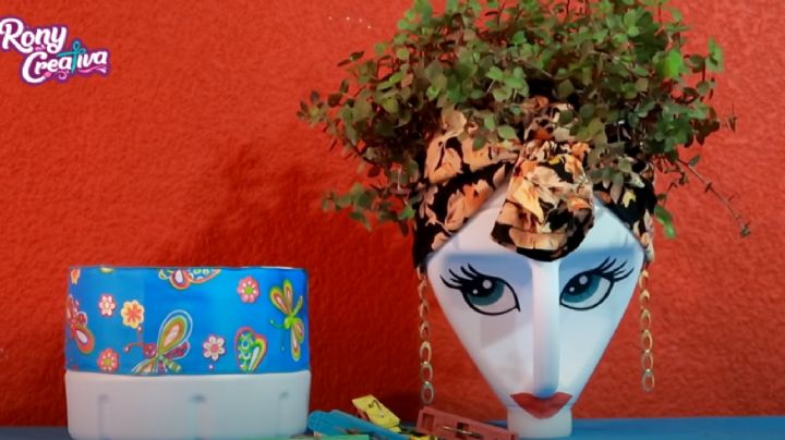 No lo tires, transforma bidones de lavandina en 2 creativos artículos de decoración