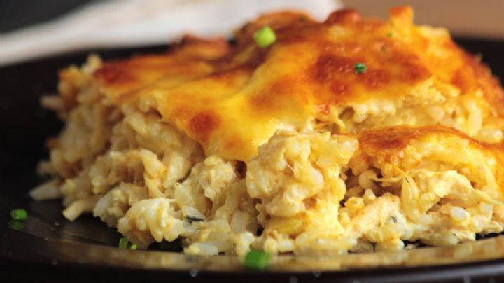 Pastel de arroz, una receta con pocos ingredientes que te salva la cena