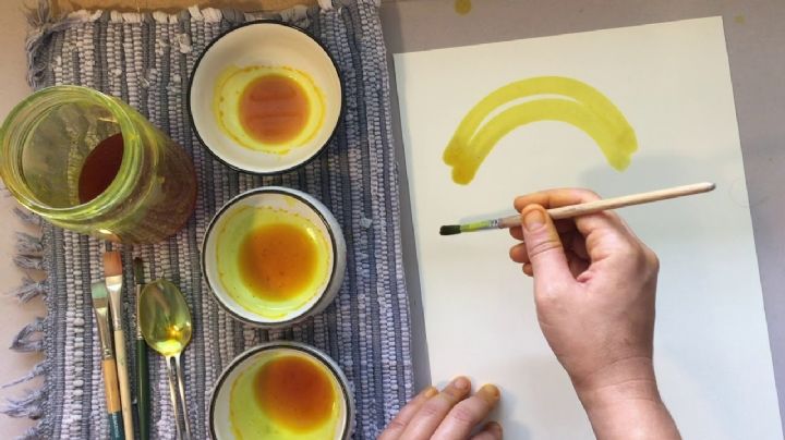 Crea “pintura mágica” con cosas que tienes en casa y esta simple receta