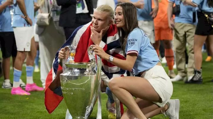 El álbum de fotos de las vacaciones Erling Haaland y su novia