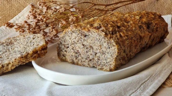 Pan de chía y sésamo, una receta sin harina, sin huevos, sin levadura y sin amasar