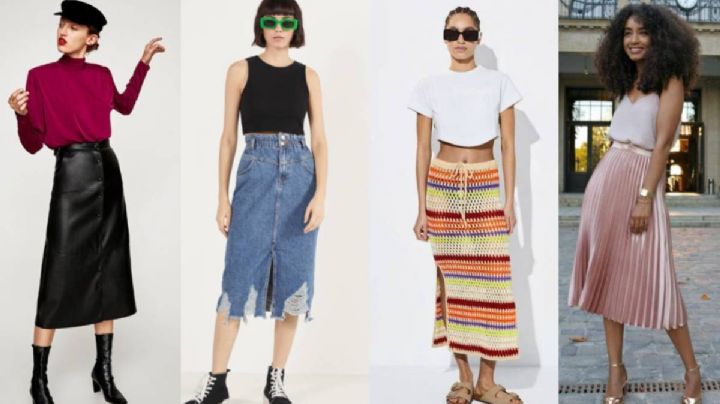 Polleras midi, un clásico de los años 2000 que volverá a ser tendencia en primavera