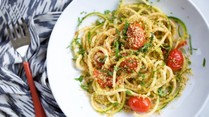 Fideos de zucchini sin harina, una receta saludable para reemplazar la pasta tradicional