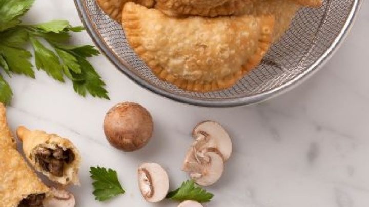 Con esta simple receta prepara unas deliciosas empanadas de champiñones