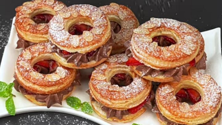 Si tienes 2 tapas de tarta, huevo y nutella, con esta receta prepara una merienda increíble