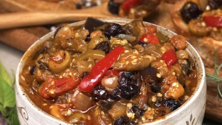 Caponata, una receta milenaria de la cocina siciliana, fácil, liviana y súper deliciosa