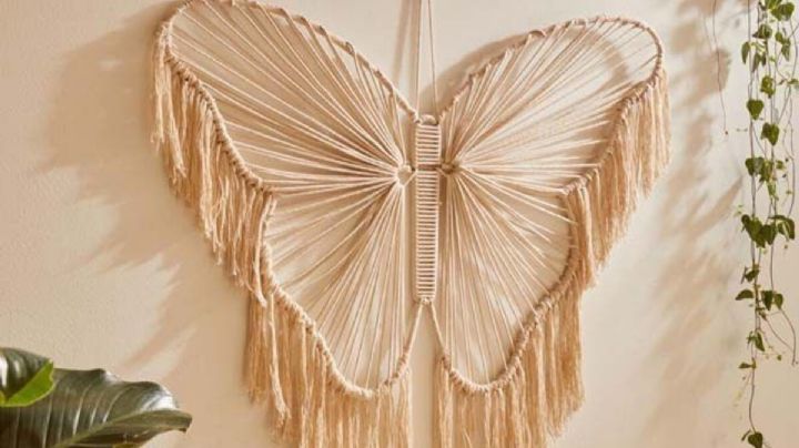 Manualidades con macramé: aprende a hacer un hermoso adorno de hojas para decorar tu hogar