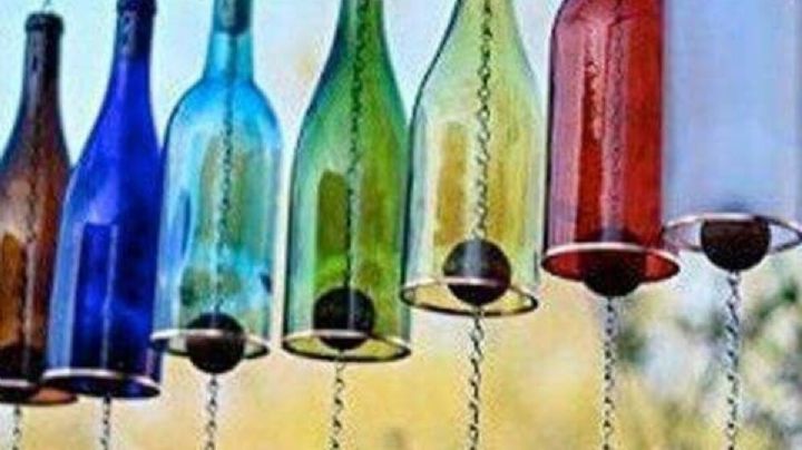 No tires las botellas de vidrio, transformalas en nueva decoración con esta idea
