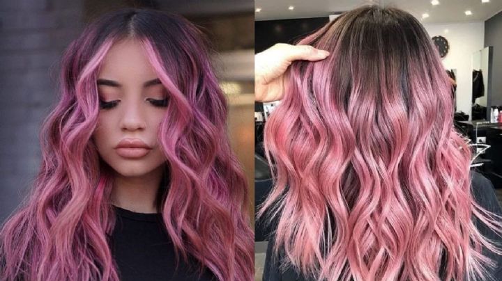 Pink Balayage: Las mechas rosas que rejuvenecen el cabello castaño