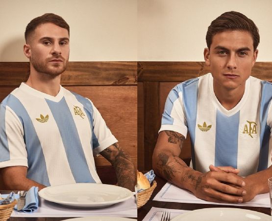 La Selección Argentina se prepara para estrenar camiseta retro en el partido contra Perú