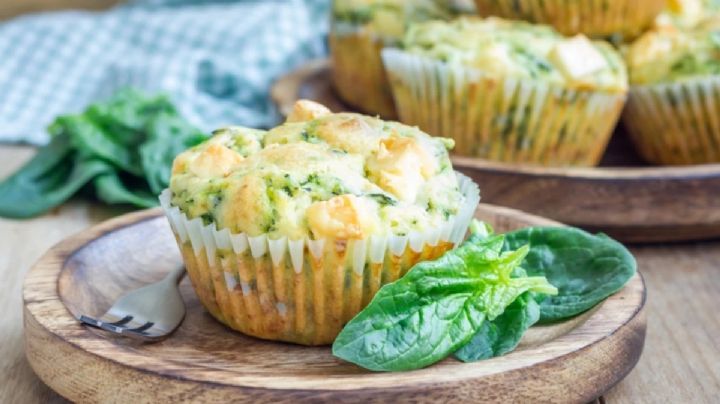 Muffins de Espinacas: una receta fácil para darle un toque distinto a tus verduras