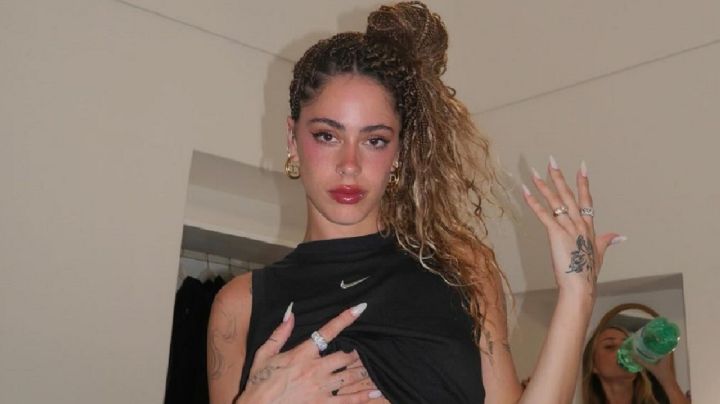 Tini Stoessel posó con microbikini y exhibió un rotundo cambio de look