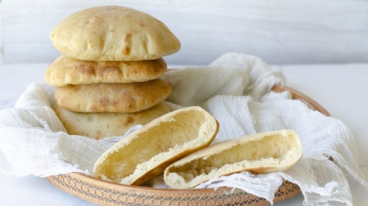 Pan de pita: Una receta rápida, con 4 ingredientes, sin gluten y sin lactosa