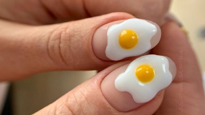 Dale un toque divertido a tus uñas con las fascinantes Egg Nails