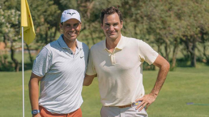 De la cancha al green: Nadal y Federer transforman su rivalidad en una amistad a puro golf
