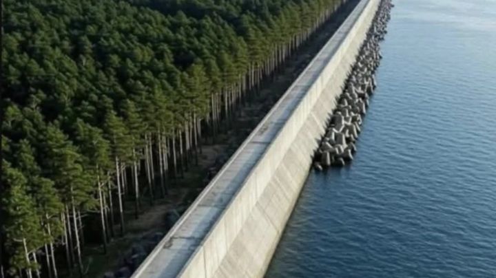 Japón: La historia del muro que busca enfrentar el tsunami con cemento y miles de árboles